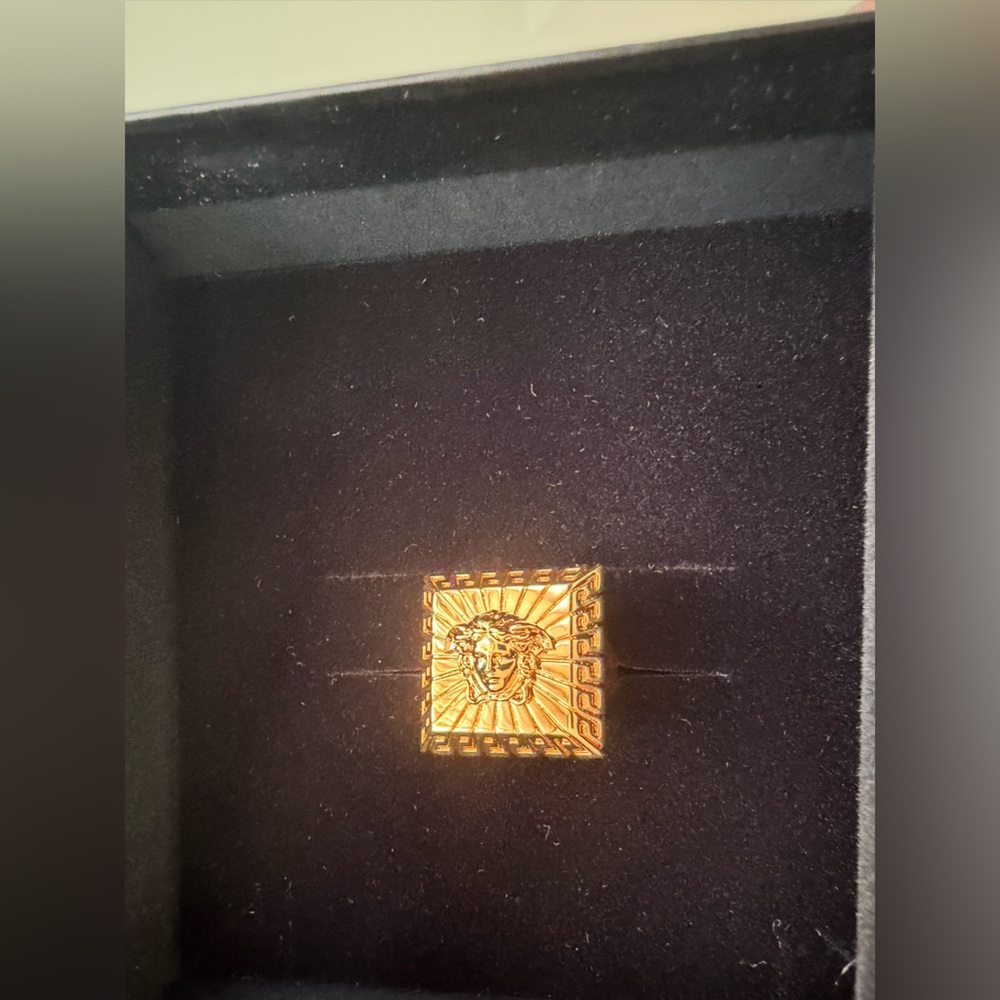 Versace Gold Ring IT size 7 US 4 - Picture 4 of 5